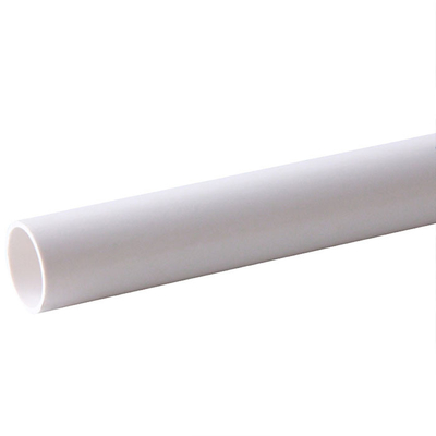 لوله زهکشی پی وی سی با قطر پلاستیک سفید برای تامین آب و زهکشی