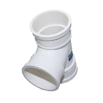 Y Tee Cross Pipe Fittings 0.2mpa for PVC Drinage Water Professional