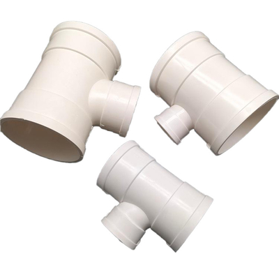Y Tee Cross Pipe Fittings 0.2mpa for PVC Drinage Water Professional