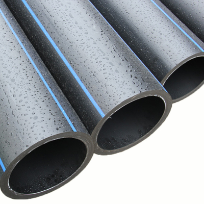 لوله های آب HDPE قطر 300 میلی متر مشکی رنگ Pe100 سایزهای بزرگ
