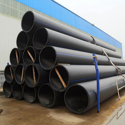 لوله های تامین آب PE100 HDPE قابل تنظیم مقاوم به خوردگی خدمات قالب گذاری سیاه یا آبی در دسترس است