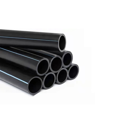 PE100 لوله های تامین آب HDPE سیاه/آبی برای مقاومت در برابر خوردگی