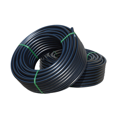 لوله های تامین آب ضد خوردگی HDPE DN16mm-1800mm آبی یا سیاه با نوار آبی