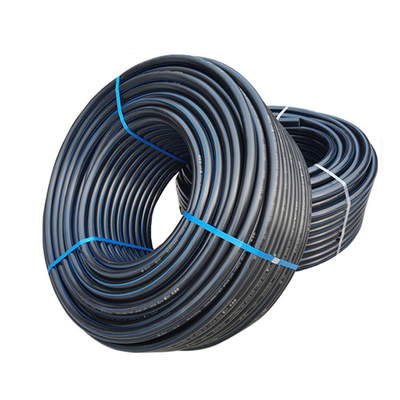لوله های تامین آب ضد خوردگی HDPE DN16mm-1800mm آبی یا سیاه با نوار آبی