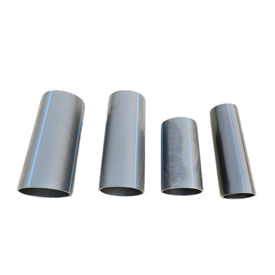 لوله های تامین آب PE HDPE طول به عنوان الزامات مشتری آبی یا سیاه با نوار آبی