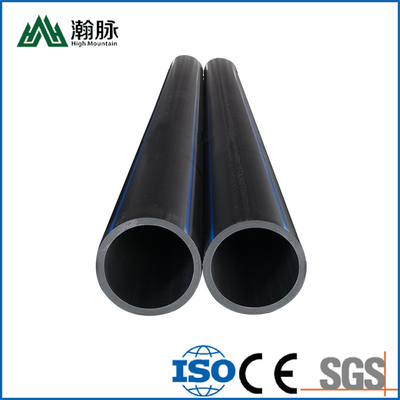 آب رسانی و تخلیه لوله های آب رسانی HDPE با ضخامت 2.3mm-117.6mm ساخته شده از مواد اولیه PE HDPE
