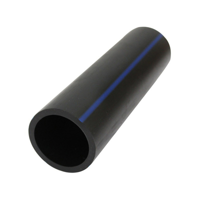 به عنوان سفارشی اندازه لوله های تامین آب HDPE ضخامت 2.3mm-117.6mm آبی یا سیاه با نوار آبی