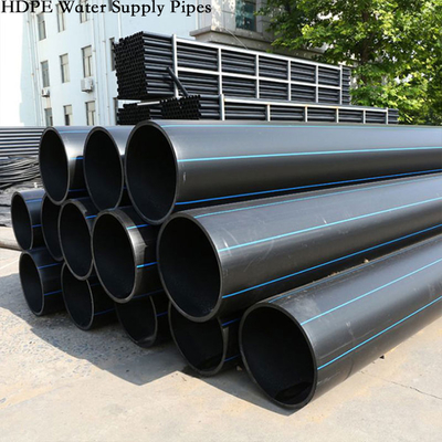 لوله های آب HDPE بدون نشت UV و مقاوم در برابر یخ NSF گواهینامه ISO اندازه های 20-1200mm نصب سریع