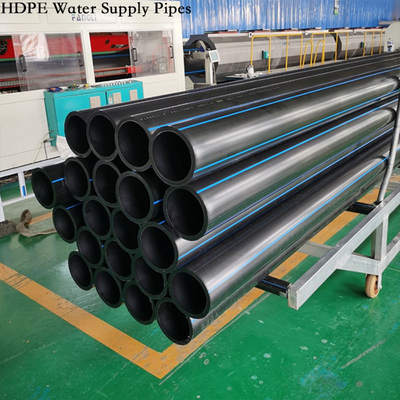 لوله های آب HDPE بدون نشت UV و مقاوم در برابر یخ NSF گواهینامه ISO اندازه های 20-1200mm نصب سریع