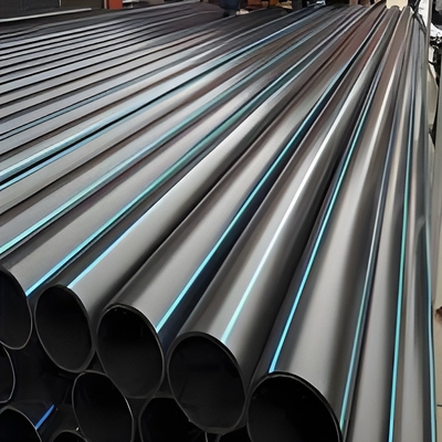1.25 مگاپاسکال-2.5 مگاپاسکال لوله های آبرسانی HDPE با پلی اتیلن با چگالی بالا طول 5.8 متر / 11.8 متر / سفارشی