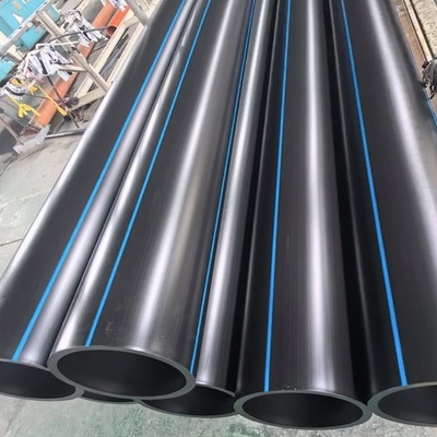 2.3mm-117.6mm ضخامت لوله فاضلاب PE برای طیف دمایی -40C تا 60C راه حل های دفع فاضلاب